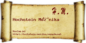 Hochstein Mónika névjegykártya